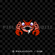 ぐんたいガニの画像：FC版ドラクエ3の敵・モンスター図鑑 ／ ドラクエ3攻略