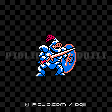 さまようよろいの画像：FC版ドラクエ3の敵・モンスター図鑑 ／ ドラクエ3攻略