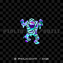 マミーの画像：FC版ドラクエ3の敵・モンスター図鑑 ／ ドラクエ3攻略