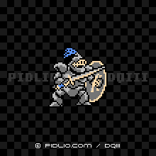 じごくのよろいの画像：FC版ドラクエ3の敵・モンスター図鑑 ／ ドラクエ3攻略