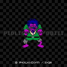 どくどくゾンビの画像：FC版ドラクエ3の敵・モンスター図鑑 ／ ドラクエ3攻略