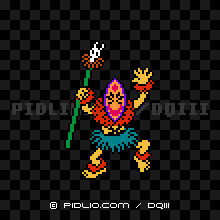 ゾンビマスターの画像：FC版ドラクエ3の敵・モンスター図鑑 ／ ドラクエ3攻略