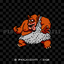 トロルの画像：FC版ドラクエ3の敵・モンスター図鑑 ／ ドラクエ3攻略