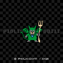 ミニデーモンの画像：FC版ドラクエ3の敵・モンスター図鑑 ／ ドラクエ3攻略