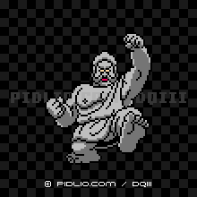 うごくせきぞうの画像：FC版ドラクエ3の敵・モンスター図鑑 ／ ドラクエ3攻略