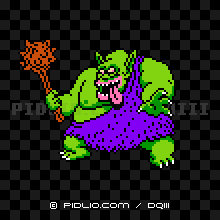 ボストロールの画像：FC版ドラクエ3の敵・モンスター図鑑 ／ ドラクエ3攻略