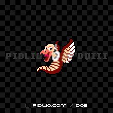 メイジキメラの画像：FC版ドラクエ3の敵・モンスター図鑑 ／ ドラクエ3攻略