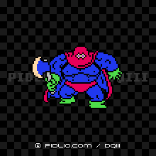 カンダタ2の画像：FC版ドラクエ3の敵・モンスター図鑑 ／ ドラクエ3攻略