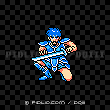 オルテガ（NES）の画像：FC版ドラクエ3の敵・モンスター図鑑 ／ ドラクエ3攻略