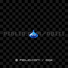 スライムの画像：GB版ドラクエ3の敵・モンスター図鑑 ／ ドラゴンクエスト3攻略