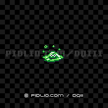 バブルスライムの画像：GB版ドラクエ3の敵・モンスター図鑑 ／ ドラゴンクエスト3攻略