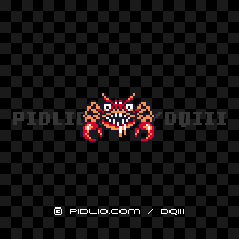 ぐんたいガニの画像：GB版ドラクエ3の敵・モンスター図鑑 ／ ドラゴンクエスト3攻略