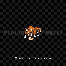 バリイドドッグの画像：GB版ドラクエ3の敵・モンスター図鑑 ／ ドラゴンクエスト3攻略