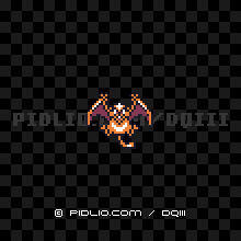 キャットフライの画像：GB版ドラクエ3の敵・モンスター図鑑 ／ ドラゴンクエスト3攻略