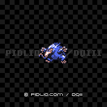 アントベアの画像：GB版ドラクエ3の敵・モンスター図鑑 ／ ドラゴンクエスト3攻略