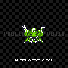 エビルマージの画像：GB版ドラクエ3の敵・モンスター図鑑 ／ ドラゴンクエスト3攻略