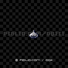 メタルスライムの画像：GB版ドラクエ3の敵・モンスター図鑑 ／ ドラゴンクエスト3攻略