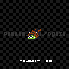 スライムつむりの画像：GB版ドラクエ3の敵・モンスター図鑑 ／ ドラゴンクエスト3攻略