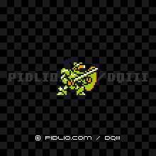 じごくのよろいの画像：GB版ドラクエ3の敵・モンスター図鑑 ／ ドラゴンクエスト3攻略