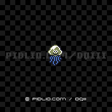 しびれくらげの画像：GB版ドラクエ3の敵・モンスター図鑑 ／ ドラゴンクエスト3攻略