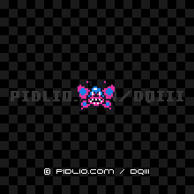 しびれあげはの画像：GB版ドラクエ3の敵・モンスター図鑑 ／ ドラゴンクエスト3攻略