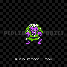 どくどくゾンビの画像：GB版ドラクエ3の敵・モンスター図鑑 ／ ドラゴンクエスト3攻略