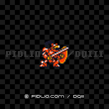 キラーアーマーの画像：GB版ドラクエ3の敵・モンスター図鑑 ／ ドラゴンクエスト3攻略