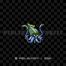 テンタクルスの画像：GB版ドラクエ3の敵・モンスター図鑑 ／ ドラゴンクエスト3攻略