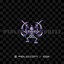 がいこつけんしの画像：GB版ドラクエ3の敵・モンスター図鑑 ／ ドラゴンクエスト3攻略