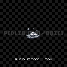 はぐれメタルの画像：GB版ドラクエ3の敵・モンスター図鑑 ／ ドラゴンクエスト3攻略