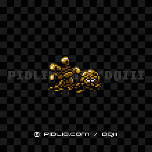 ゴールドマンの画像：GB版ドラクエ3の敵・モンスター図鑑 ／ ドラゴンクエスト3攻略