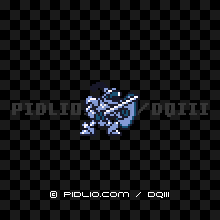 アイアンナイトの画像：GB版ドラクエ3の敵・モンスター図鑑 ／ ドラゴンクエスト3攻略