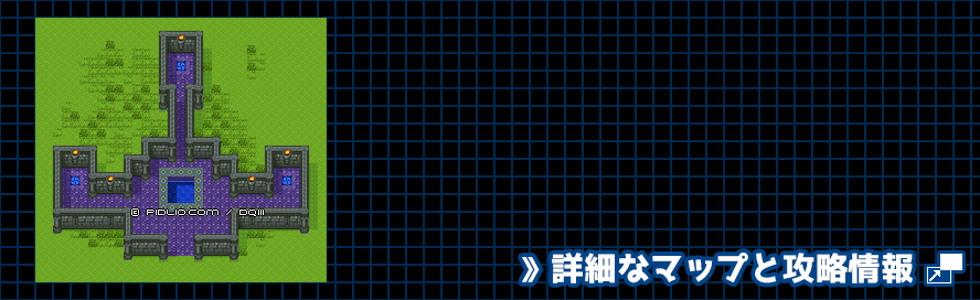 グリンラッド南のほこらの簡易マップ画像 ／ GB版ドラゴンクエスト3攻略 ─ pidlio.com