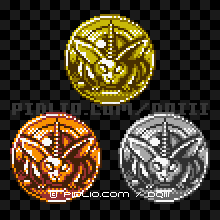 いっかくうさぎのモンスターメダルの画像：GB版ドラクエ3の敵・モンスターメダル図鑑 ／ ドラゴンクエスト3攻略