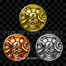 じんめんちょうのモンスターメダルの画像：GB版ドラクエ3の敵・モンスターメダル図鑑 ／ ドラゴンクエスト3攻略