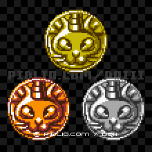 アルミラージのモンスターメダルの画像：GB版ドラクエ3の敵・モンスターメダル図鑑 ／ ドラゴンクエスト3攻略