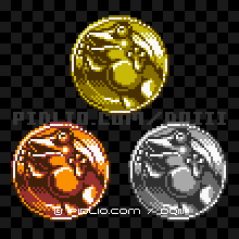 ポイズントードのモンスターメダルの画像：GB版ドラクエ3の敵・モンスターメダル図鑑 ／ ドラゴンクエスト3攻略