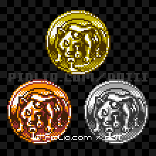 アニマルゾンビのモンスターメダルの画像：GB版ドラクエ3の敵・モンスターメダル図鑑 ／ ドラゴンクエスト3攻略