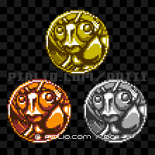 キラービーのモンスターメダルの画像：GB版ドラクエ3の敵・モンスターメダル図鑑 ／ ドラゴンクエスト3攻略