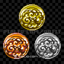 ギズモのモンスターメダルの画像：GB版ドラクエ3の敵・モンスターメダル図鑑 ／ ドラゴンクエスト3攻略