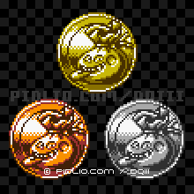 わらいぶくろのモンスターメダルの画像：GB版ドラクエ3の敵・モンスターメダル図鑑 ／ ドラゴンクエスト3攻略