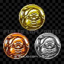 ドルイドのモンスターメダルの画像：GB版ドラクエ3の敵・モンスターメダル図鑑 ／ ドラゴンクエスト3攻略