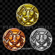 ハンターフライのモンスターメダルの画像：GB版ドラクエ3の敵・モンスターメダル図鑑 ／ ドラゴンクエスト3攻略