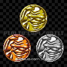 げんじゅつしのモンスターメダルの画像：GB版ドラクエ3の敵・モンスターメダル図鑑 ／ ドラゴンクエスト3攻略