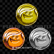 メタルスライムのモンスターメダルの画像：GB版ドラクエ3の敵・モンスターメダル図鑑 ／ ドラゴンクエスト3攻略