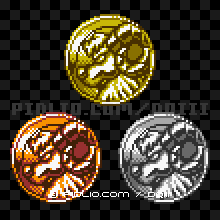 ゴートドンのモンスターメダルの画像：GB版ドラクエ3の敵・モンスターメダル図鑑 ／ ドラゴンクエスト3攻略