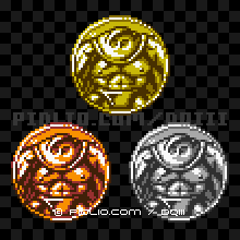 さつじんきのモンスターメダルの画像：GB版ドラクエ3の敵・モンスターメダル図鑑 ／ ドラゴンクエスト3攻略