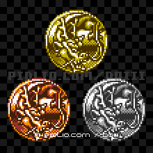 スカイドラゴンのモンスターメダルの画像：GB版ドラクエ3の敵・モンスターメダル図鑑 ／ ドラゴンクエスト3攻略