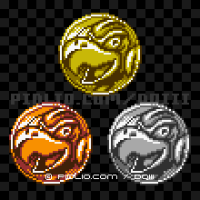 デッドペッカーのモンスターメダルの画像：GB版ドラクエ3の敵・モンスターメダル図鑑 ／ ドラゴンクエスト3攻略