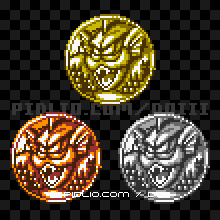 マーマンのモンスターメダルの画像：GB版ドラクエ3の敵・モンスターメダル図鑑 ／ ドラゴンクエスト3攻略